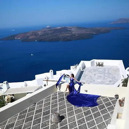Beautiful Santorini Galazio 2 Bedrooms Private Terrace & Breathtaking Caldera Views Villa Fira (Santorini)