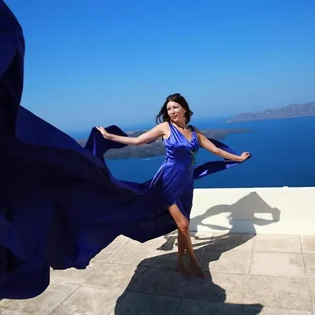 Vila Beautiful Santorini Galazio 2 Bedrooms Private Terrace & Breathtaking Caldera Views